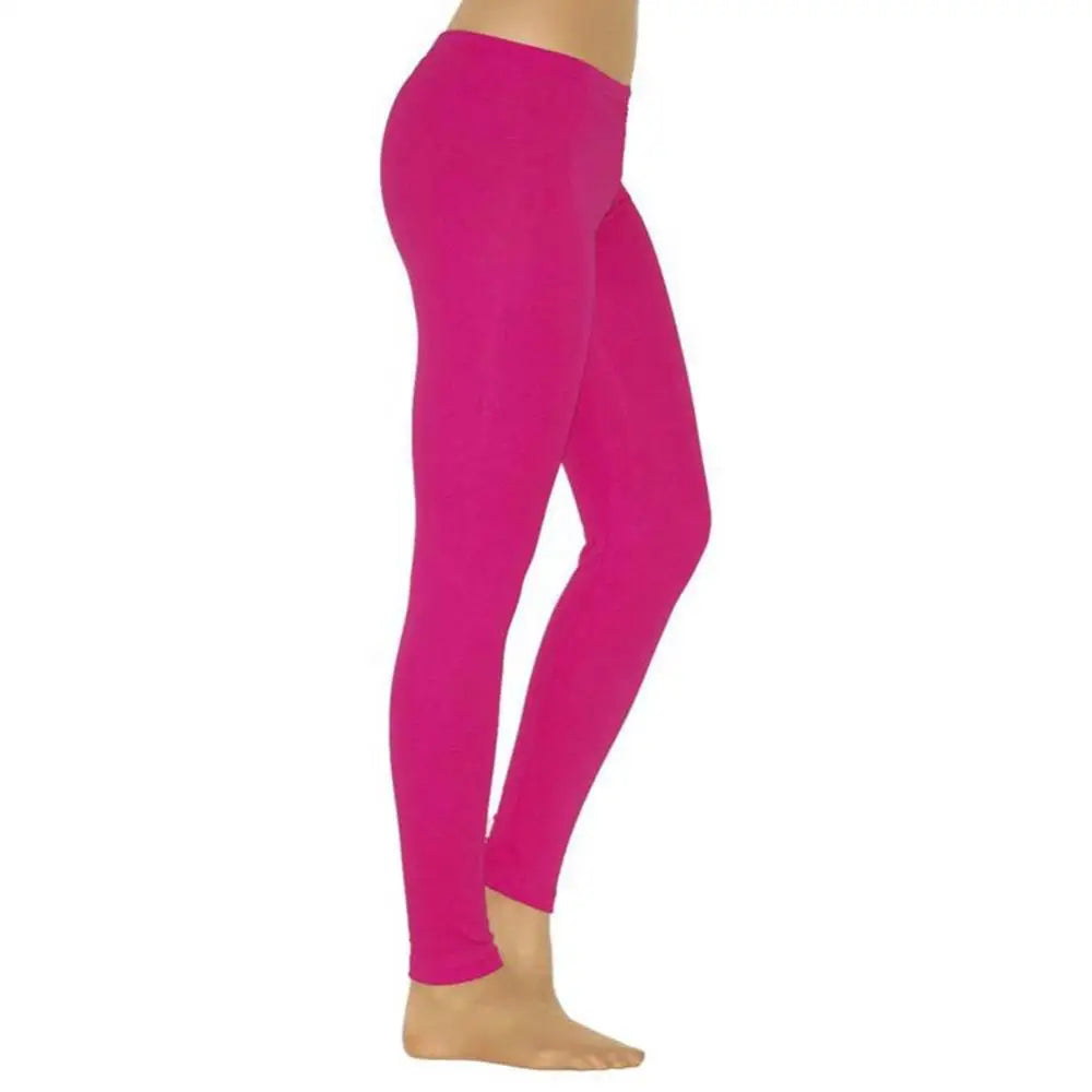 Milk Silk Leggings Women Solid Color Stretchy High Waist Slim Tights Autumn Winter Leggings Pencil Pants Trousers