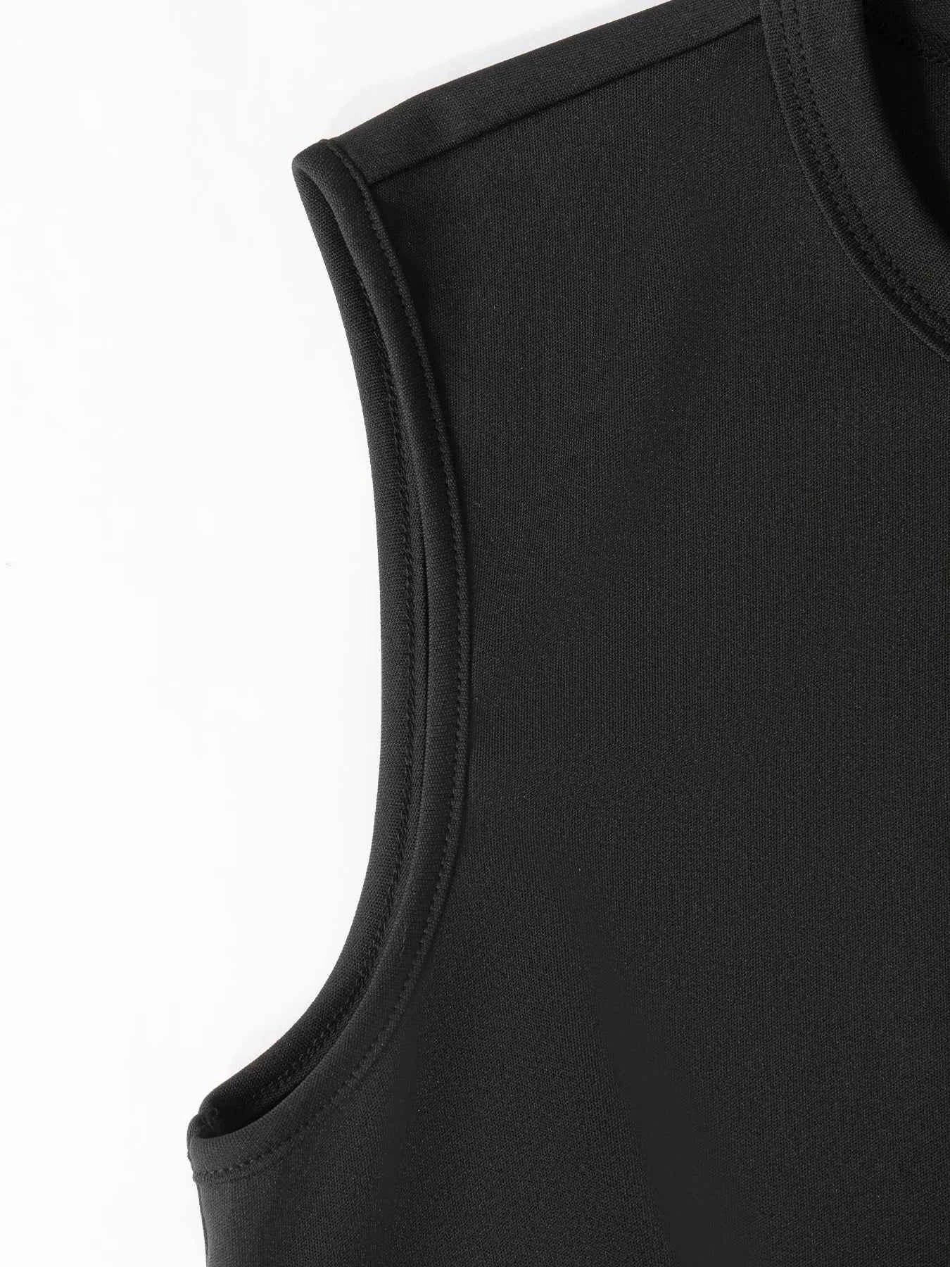 Women Casual Dresses Sleeveless Solid Color Form Fitting Bodycon Mini Dress Elegant Chic Summer Office Party Breathable Dress