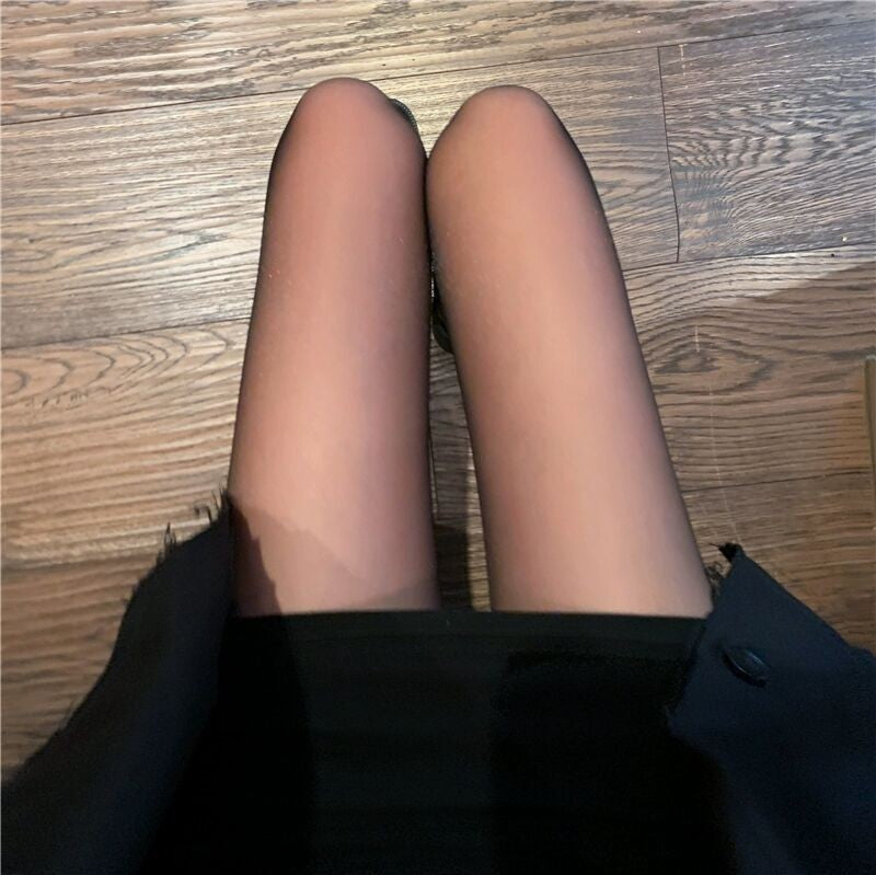 Shiny Stockings with a Glossy Finish, Slimming Effect, Summer Glossy Stockings, Shiny Black Stockings, Beautiful Legs, Bare-Leg Effect