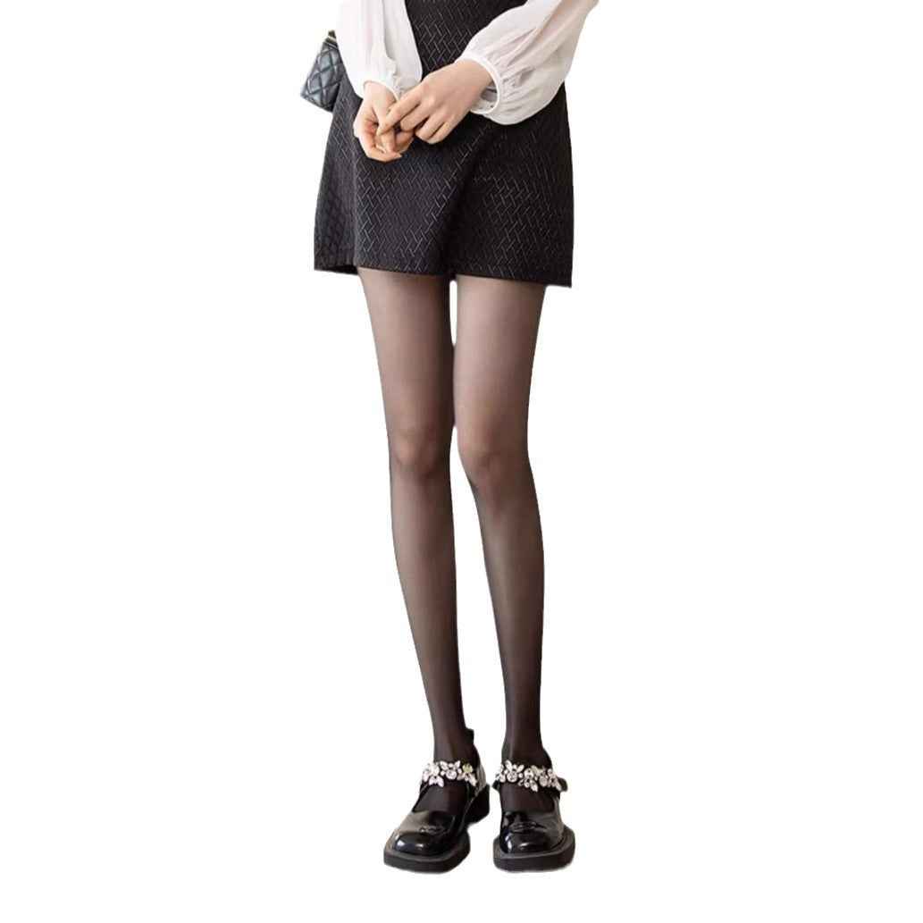 Guangzhou Baihui women's fishing net socks anti-hook silk thin love black silk long one-in-one socks European and American jk pantyhose wholesale