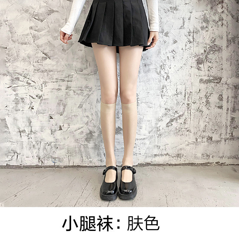 Guangzhou Baihui women's fishing net socks anti-hook silk thin love black silk long one-in-one socks European and American jk pantyhose wholesale