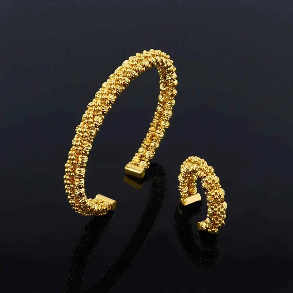 Necklace Bracelet Ring Earrings Jewelry Sets for Women, Elegant Charm Gift for Party Wedding, Sparkling Jewellery Woman Accessor