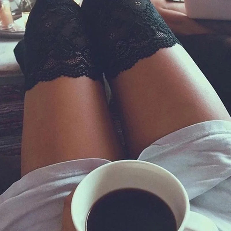 Cotton Thigh High Stockings — Over-Knee Socks for Women & Girls