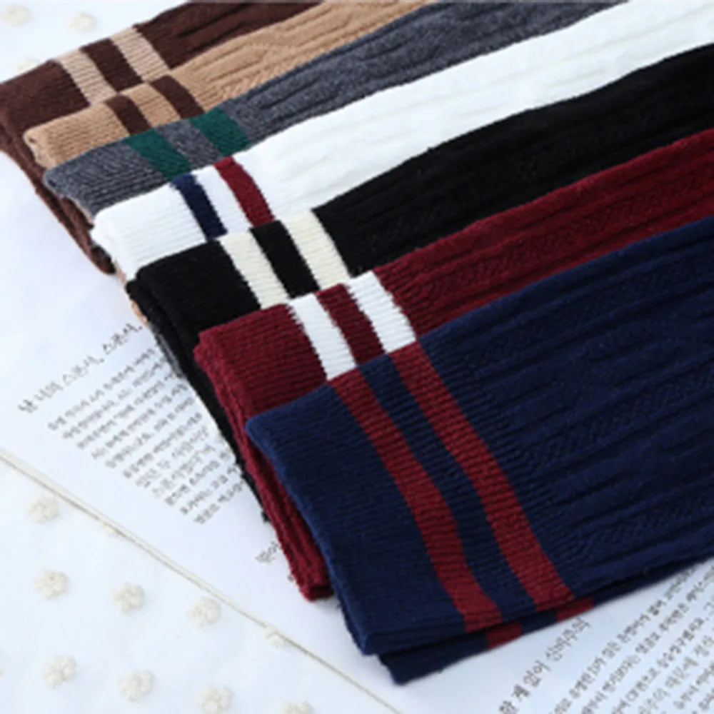 Cotton Thigh High Stockings — Over-Knee Socks for Women & Girls