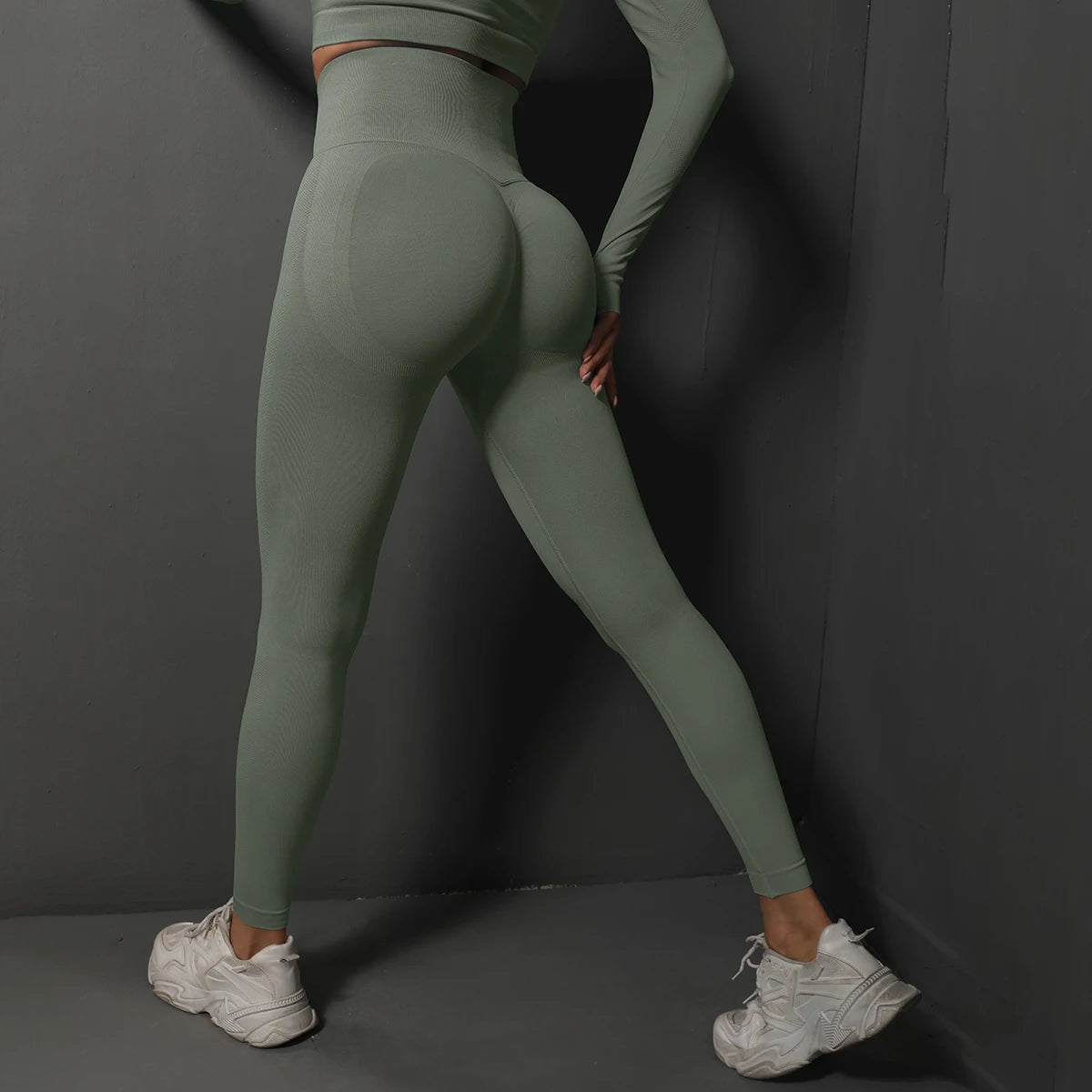 Booty Lifting Seamless Gym Leggings | Sexy High Waist Yoga Fitness Wear