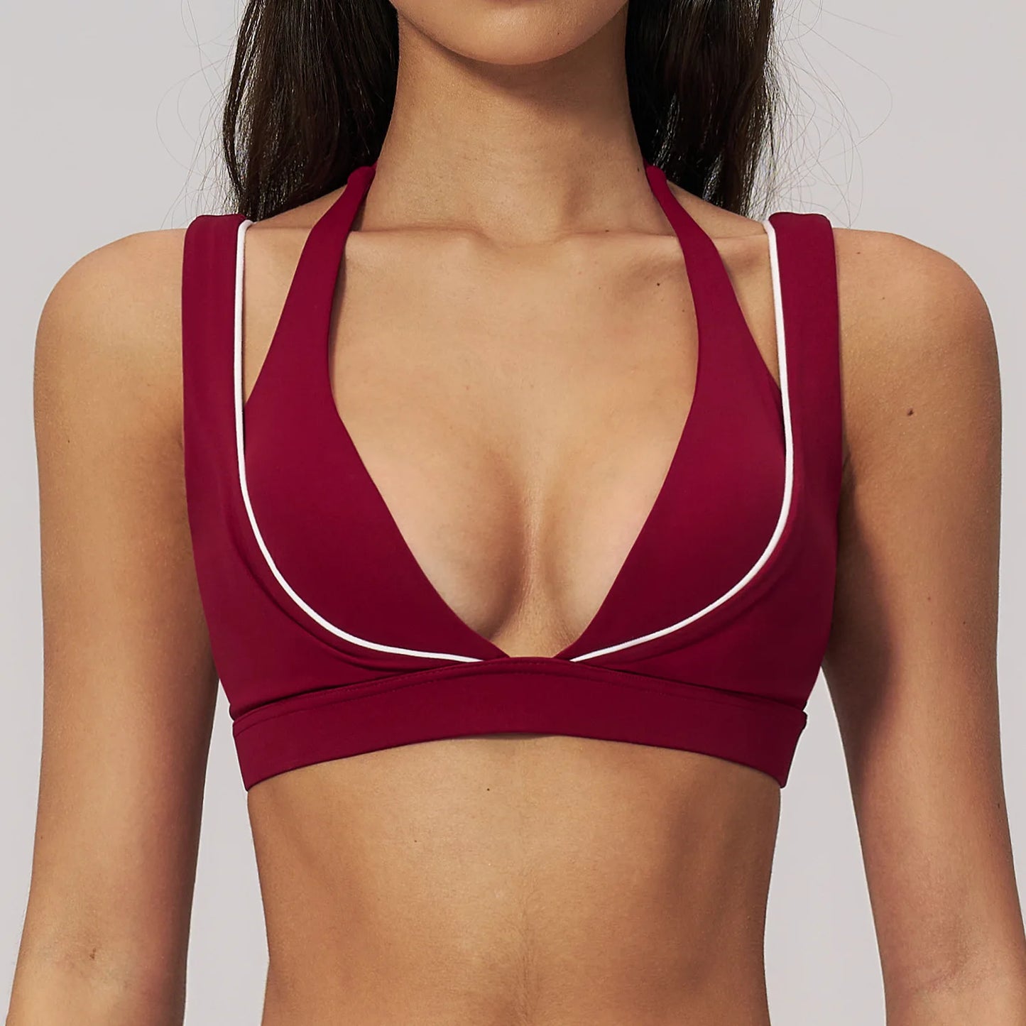 High-Impact Sports Bra — Shockproof Hollow-Out Yoga Vest