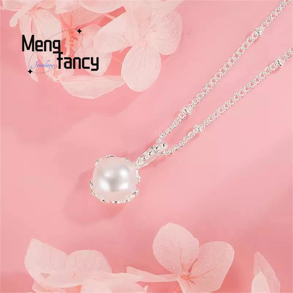 A Single Pearl Necklace With A Niche Design, Simple And Versatile, Exuding A Sense Of High-End Luxury And Light Collarbone Chain