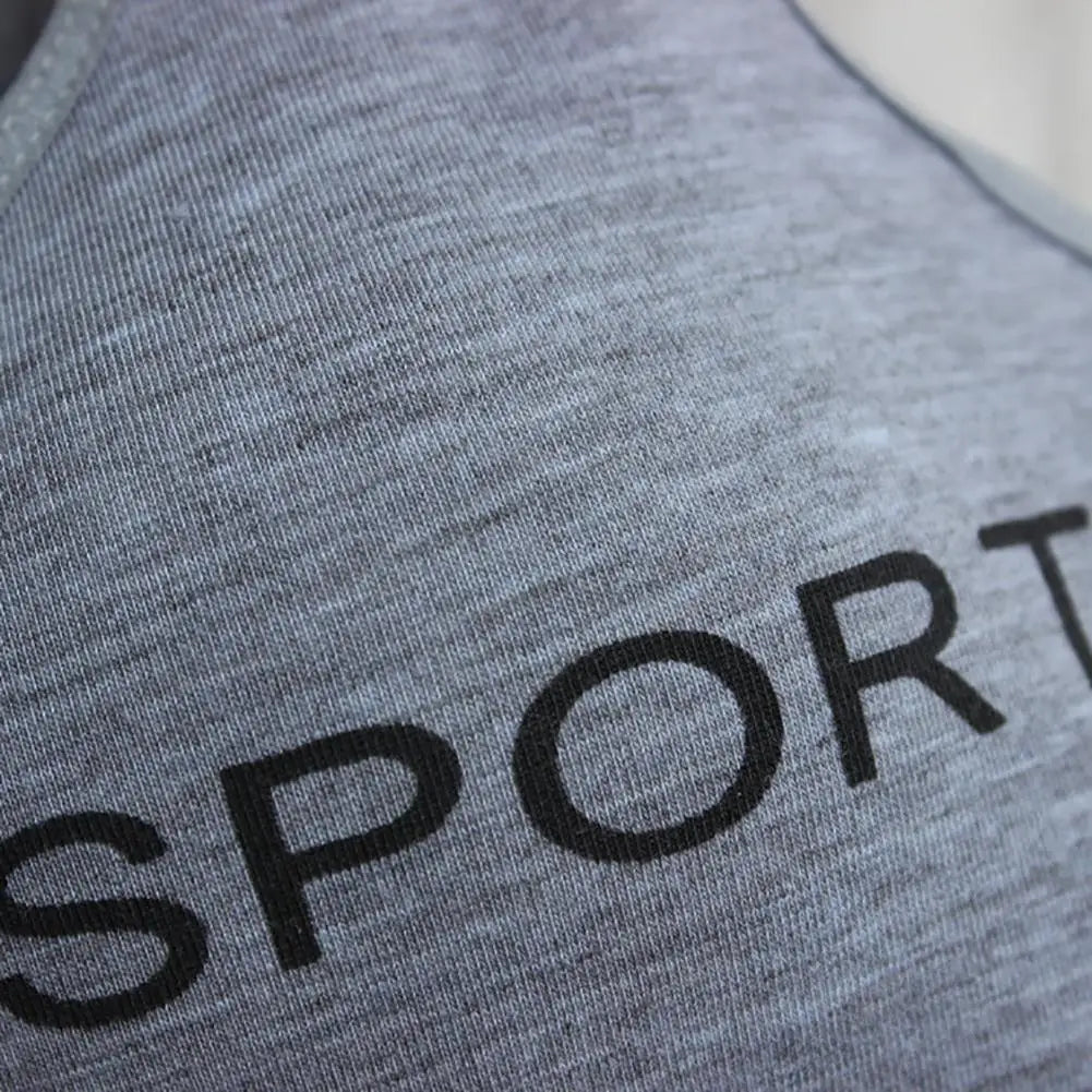Bounce Control Sports Bra — Push-Up Jogging & Yoga Tank