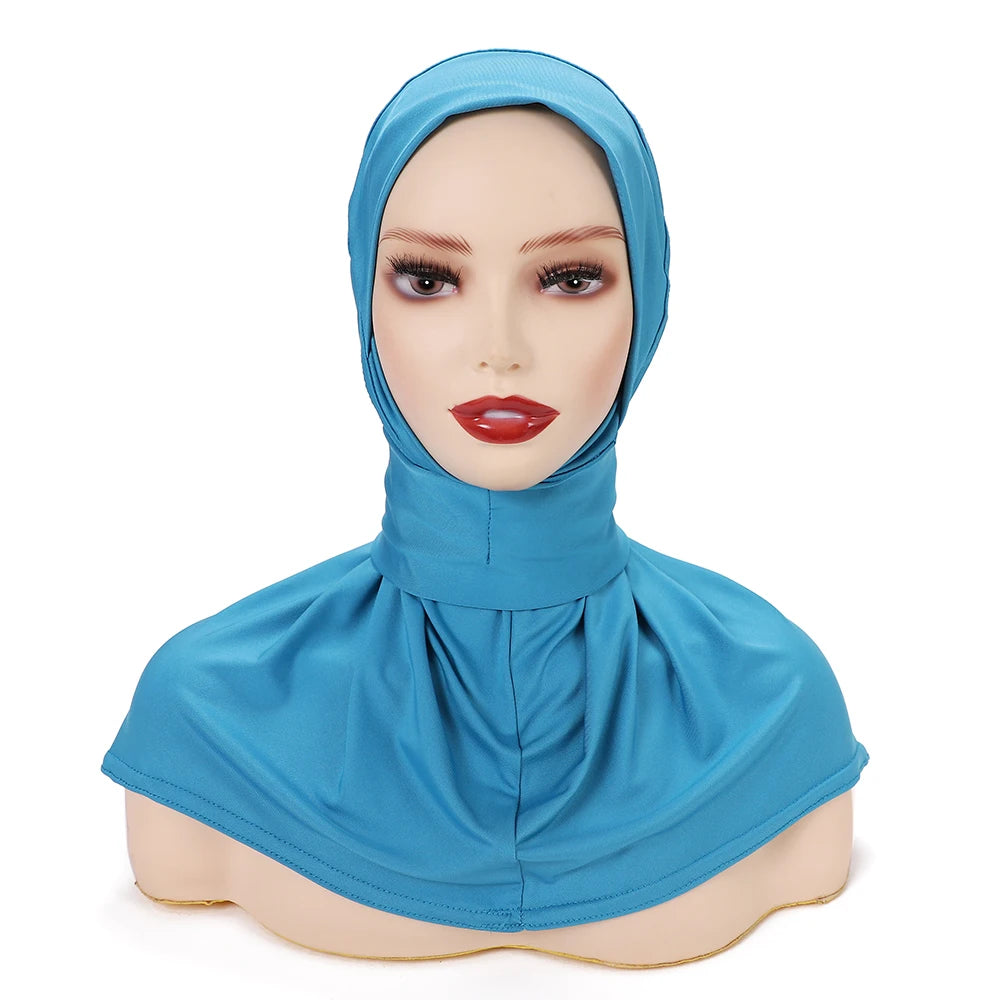 Ready To Go wear Instant Hijab for Ladies Girls Women With Tie Back Buttons Premium Quality Jersey Scarf