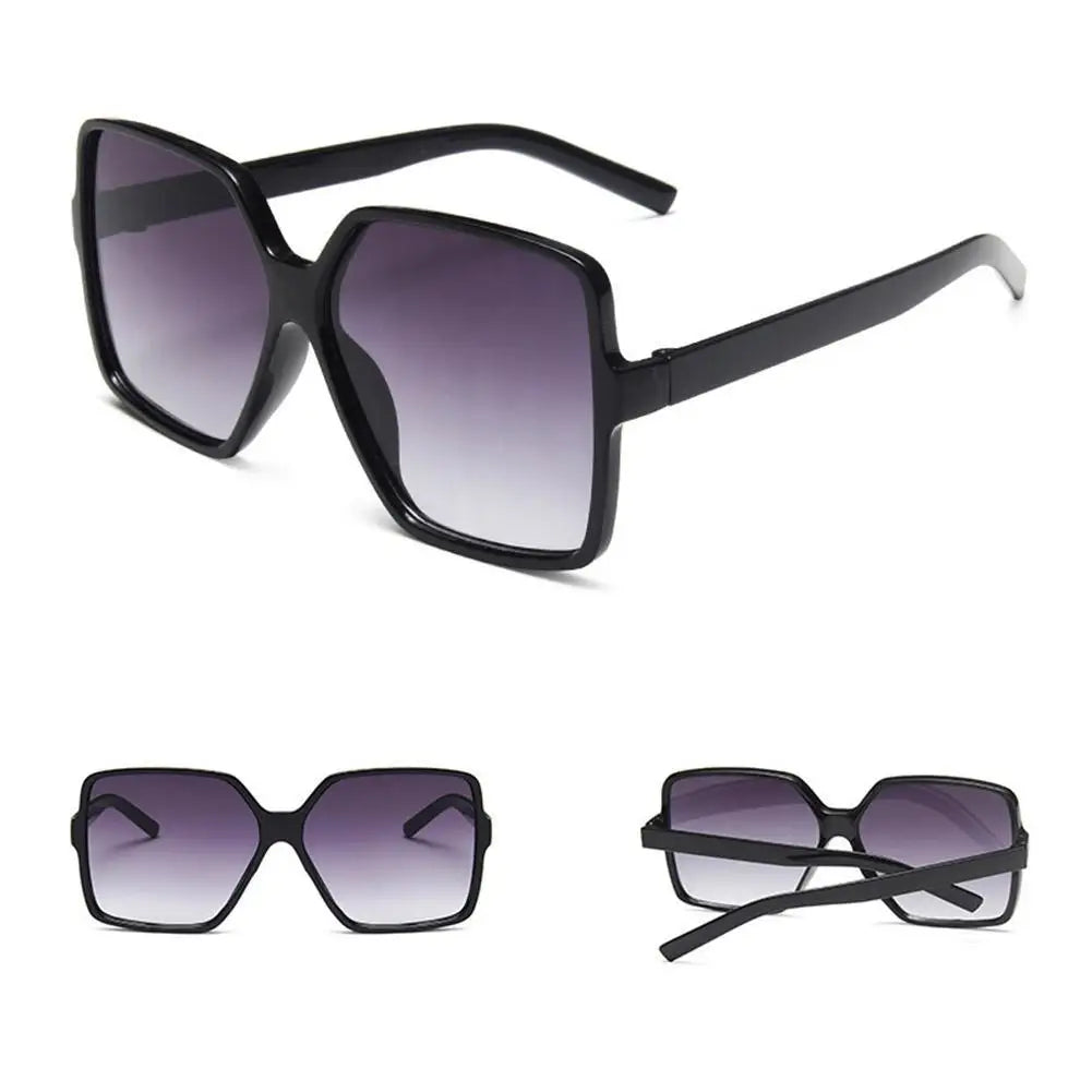 Oversized Sunglasses Women Plastic Female Big Frame Gradient Sun Glasses UV400 Full-frame Large Square Sunglasses Wholesale