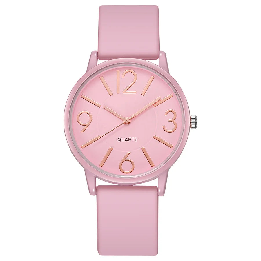 New fashionable and popular watches for women, silicone watches for women, quartz watches for women