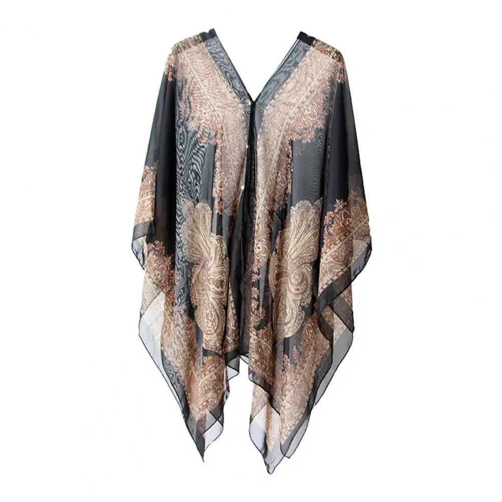 Sunscreen Shawl Summer Chiffon Muffler Scarf Women Outdoor Sunscreen Shawl Wrap Soft Bandana Foulard Female Beach