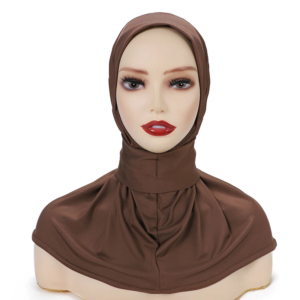 Ready To Go wear Instant Hijab for Ladies Girls Women With Tie Back Buttons Premium Quality Jersey Scarf