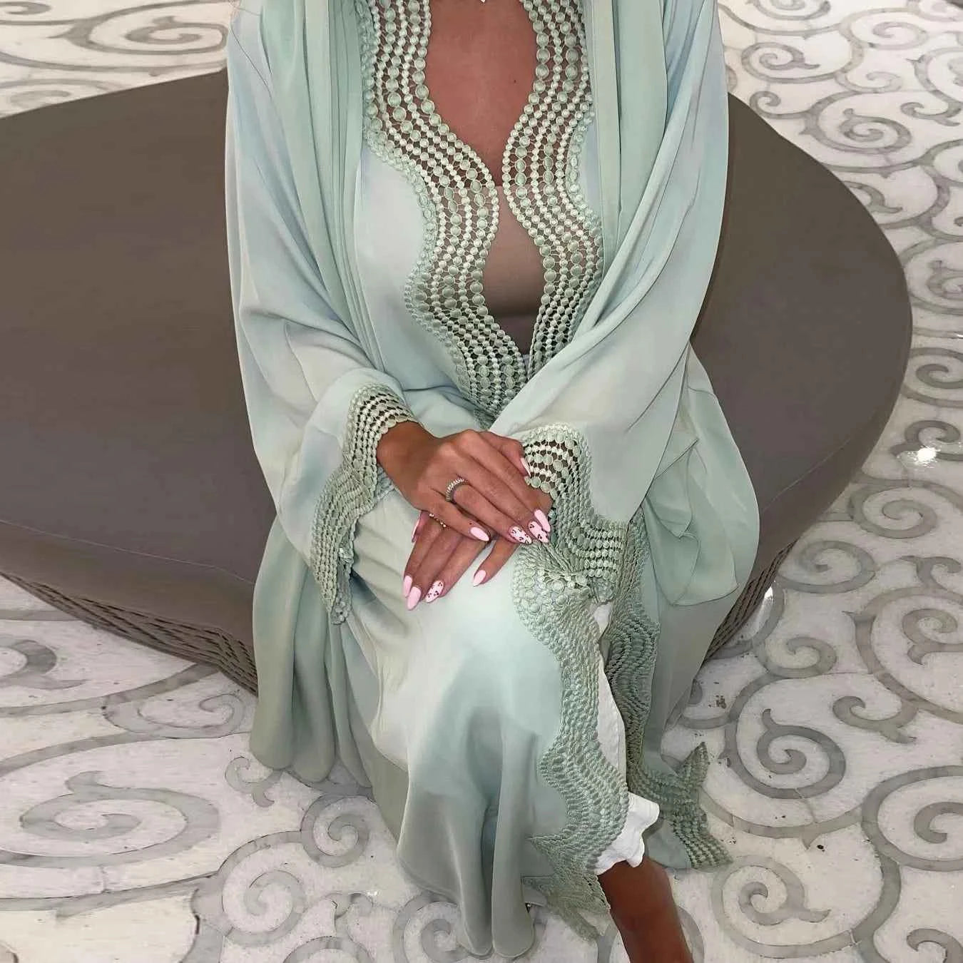 Eid Abaya Women Party Dress Print Diamond Muslim Dubai Longue Vestidos Largos Ramadan Morocco Prayer Caftan Robe Abayas Elegant