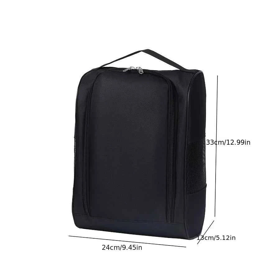 Portable Golf Shoe Bag Oxford Cloth Shoe Carrier Bags Breathable Lightweight Golf Handbag Dustproof Football Tennis Shoe Bag