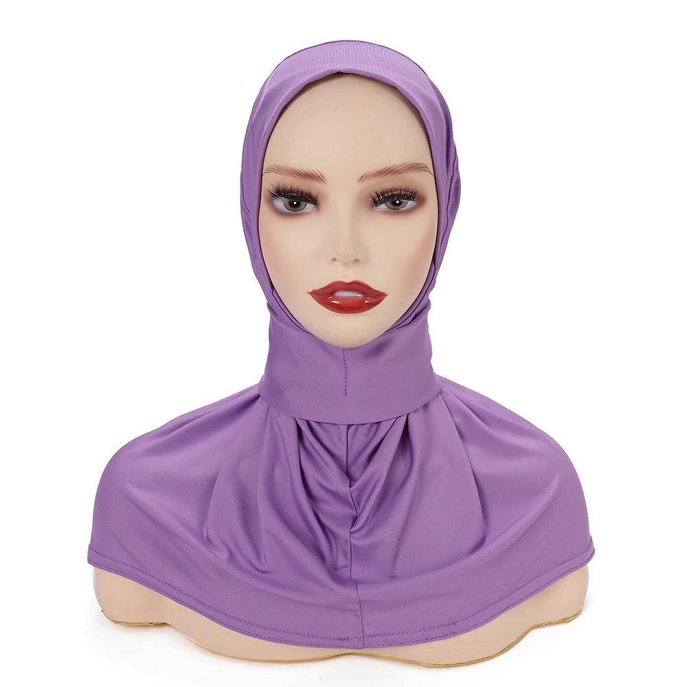 Ready To Go wear Instant Hijab for Ladies Girls Women With Tie Back Buttons Premium Quality Jersey Scarf