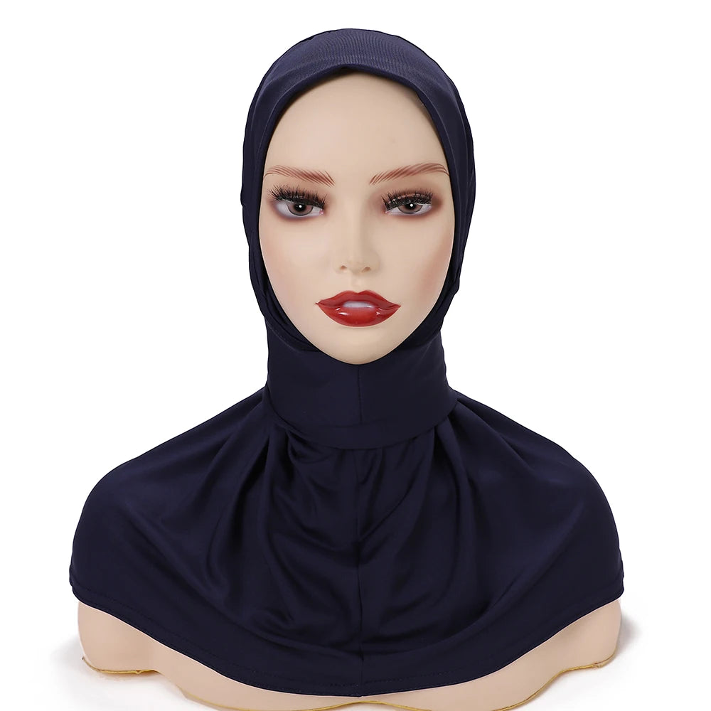 Ready To Go wear Instant Hijab for Ladies Girls Women With Tie Back Buttons Premium Quality Jersey Scarf