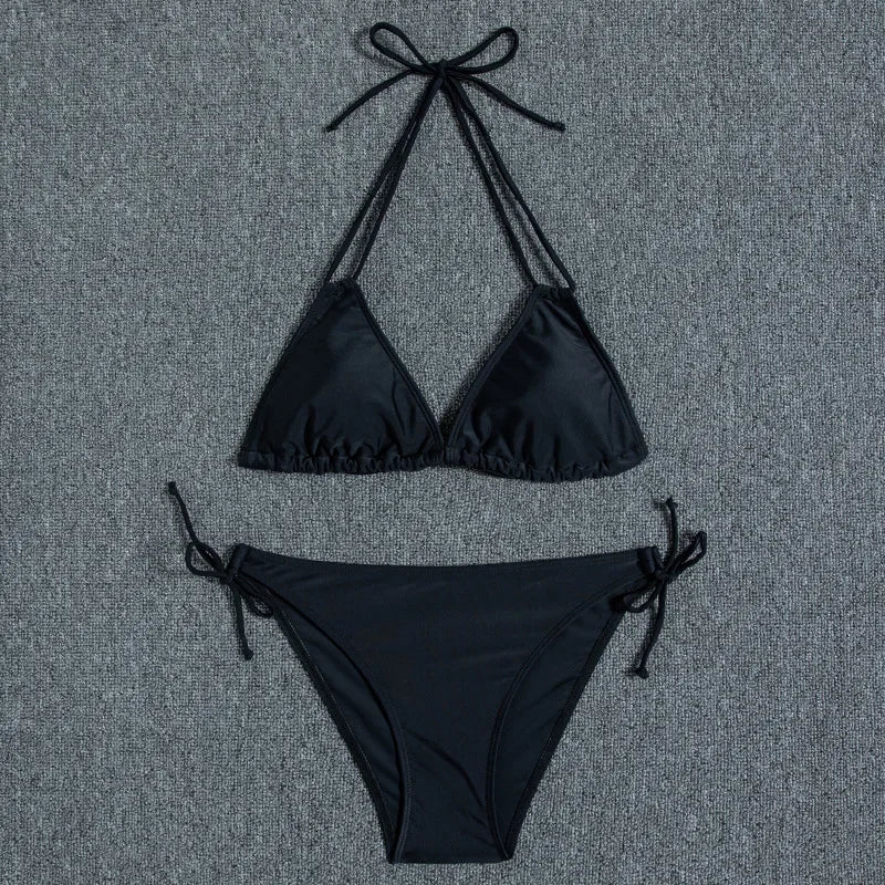 2022 New Swimwear Woman Sexy Push Up Bikini Set Swimsuit Women Print Floral Beachwear Biquini Two Piece Bathing Suit