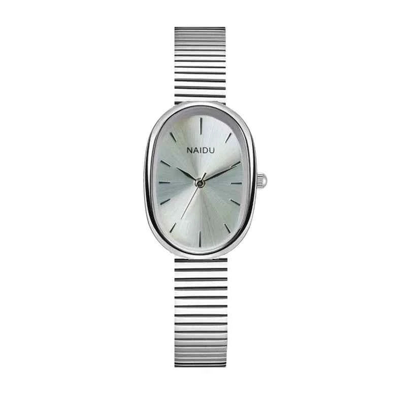 watch for women  Ladies Watches  Women's wristwatch  Simple Silver and Gold Stainless  Watchband Quartz   Women's watches