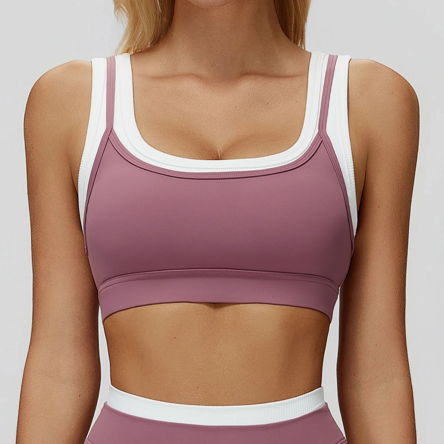 Shockproof Sports Bra — Breathable Push-Up Yoga Vest