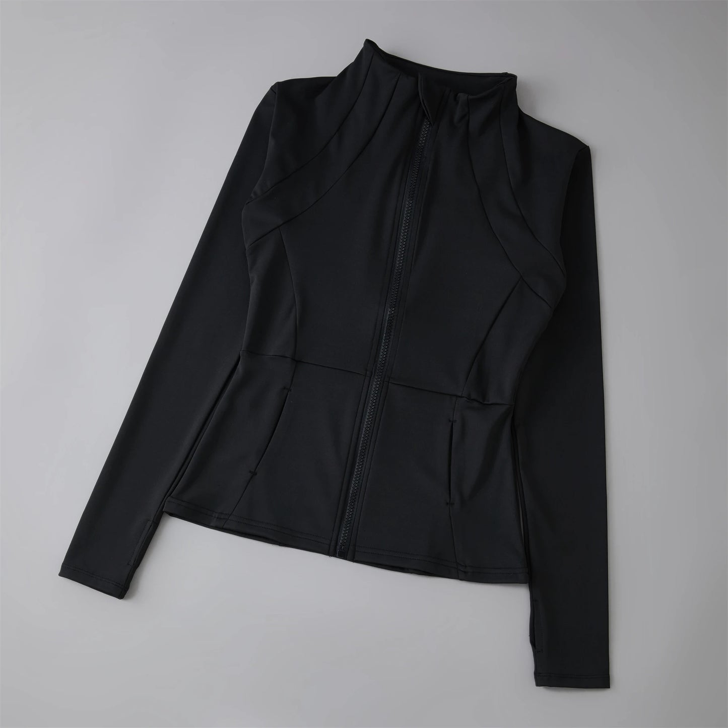 Long Sleeve Running Sweatshirt — Windbreaker Sports Jacket