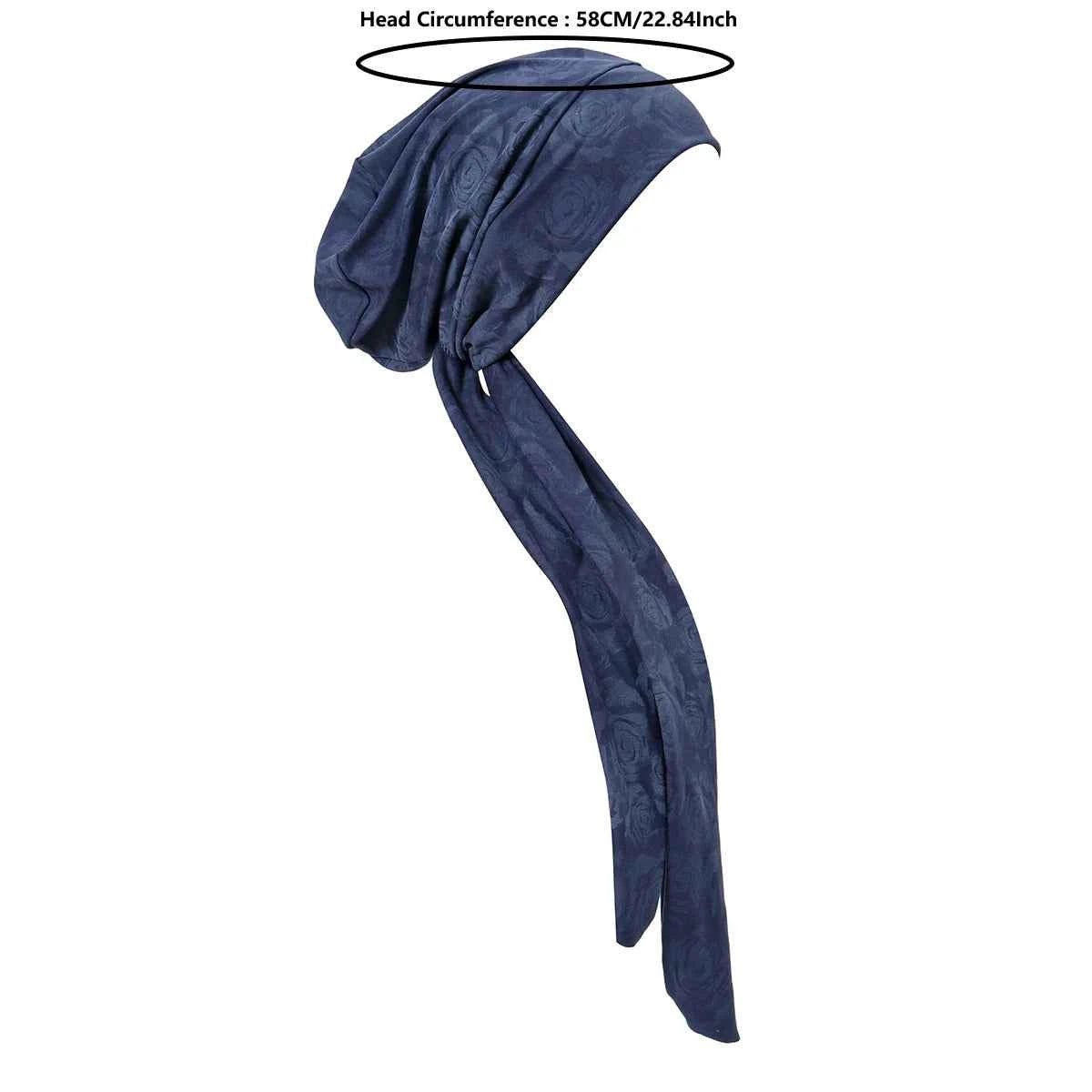 Trendy Print Women Hijabs Head Scarf Hijab Chemo Cap Turban Pre-Tied Headwear Bandana Cancer Hair Loss Headscarf Head Wrap