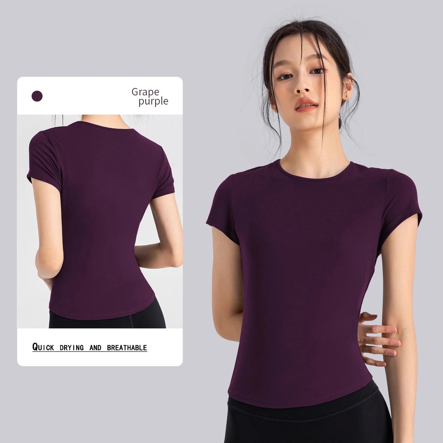 Quick-Dry Outdoor Sports Shirt — Women’s Fitness T-Shirt