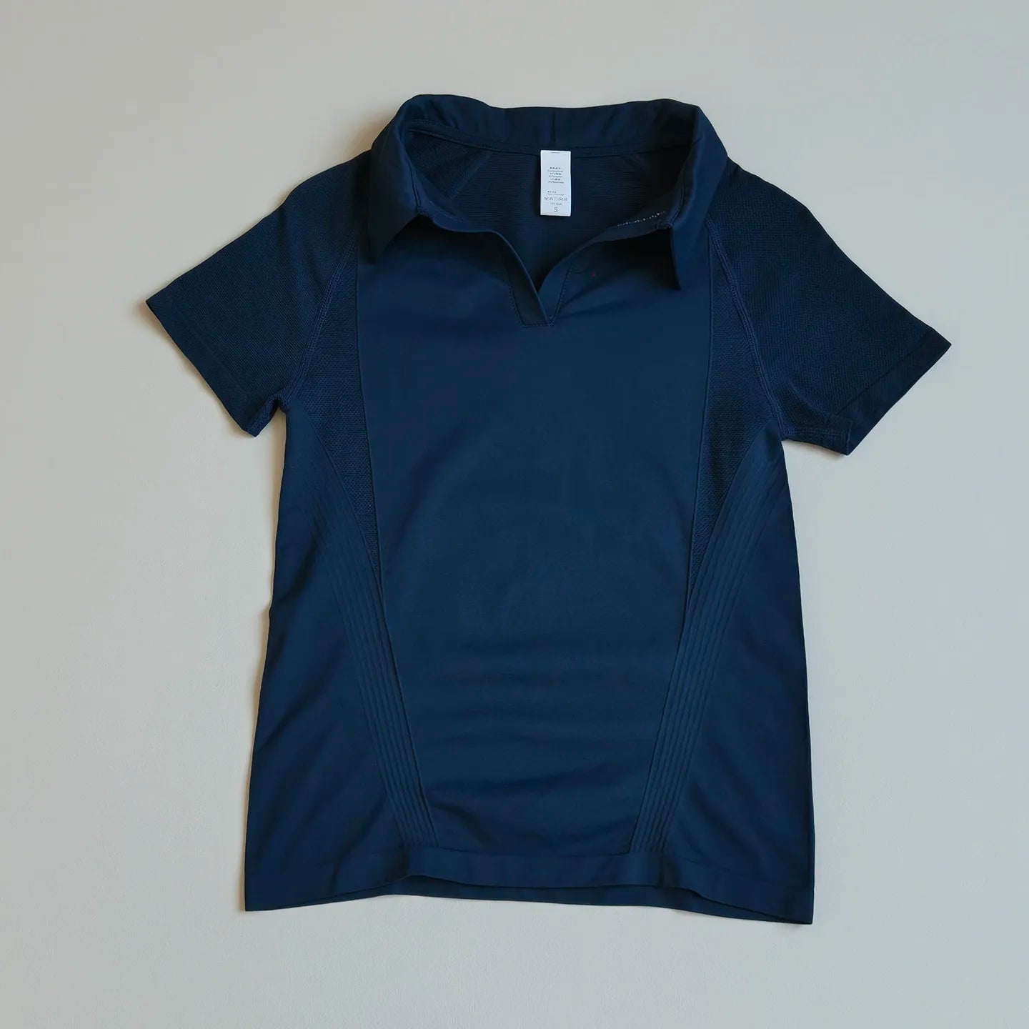 Short Sleeve Sports Polo Top — Breathable Yoga & Badminton Shirt