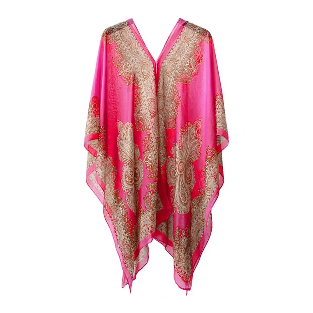 Sunscreen Shawl Summer Chiffon Muffler Scarf Women Outdoor Sunscreen Shawl Wrap Soft Bandana Foulard Female Beach