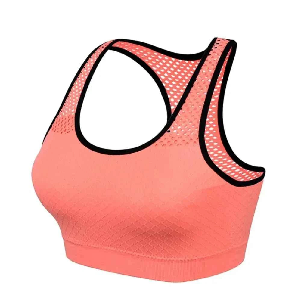 Fitness Underwear High Shockproof Women Active Bra Breathable Quick-drying Sports Bra Hollow Out Comfortable Yoga Top Vest Yoga