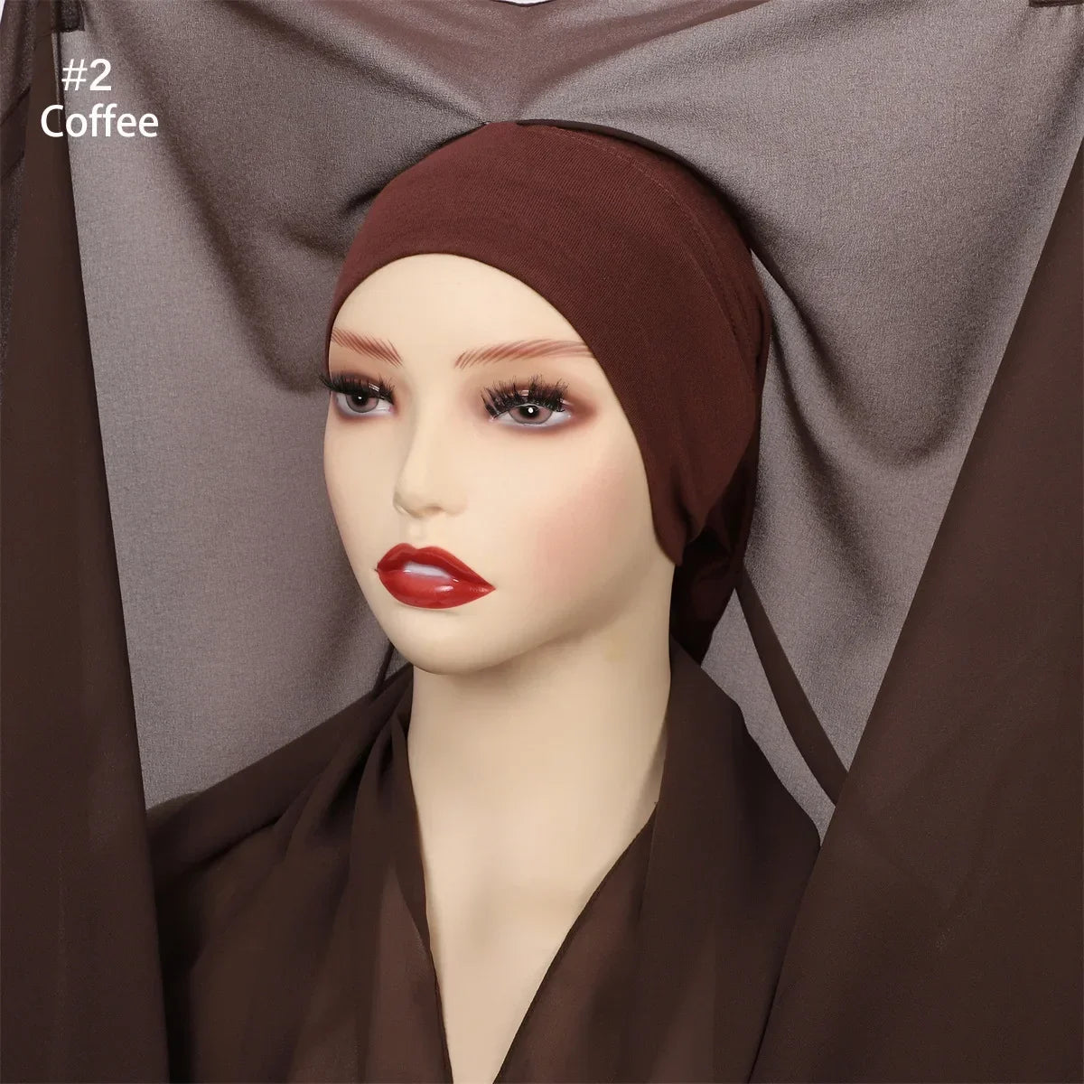 Newest Instant Chiffon Hijab with Magnetic Buckle Solid Color Woman Muslim Hijab Scarf Islamic Turban Fashion Headband Shawls