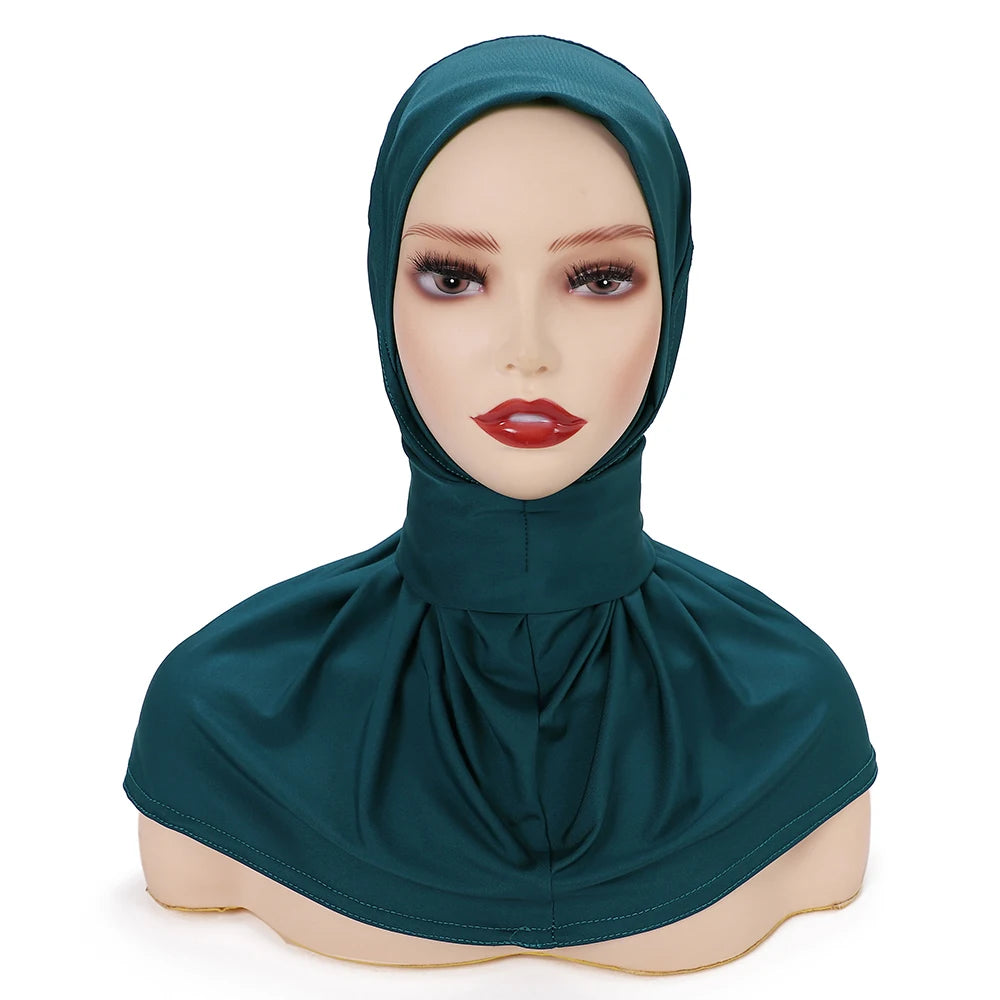 Ready To Go wear Instant Hijab for Ladies Girls Women With Tie Back Buttons Premium Quality Jersey Scarf