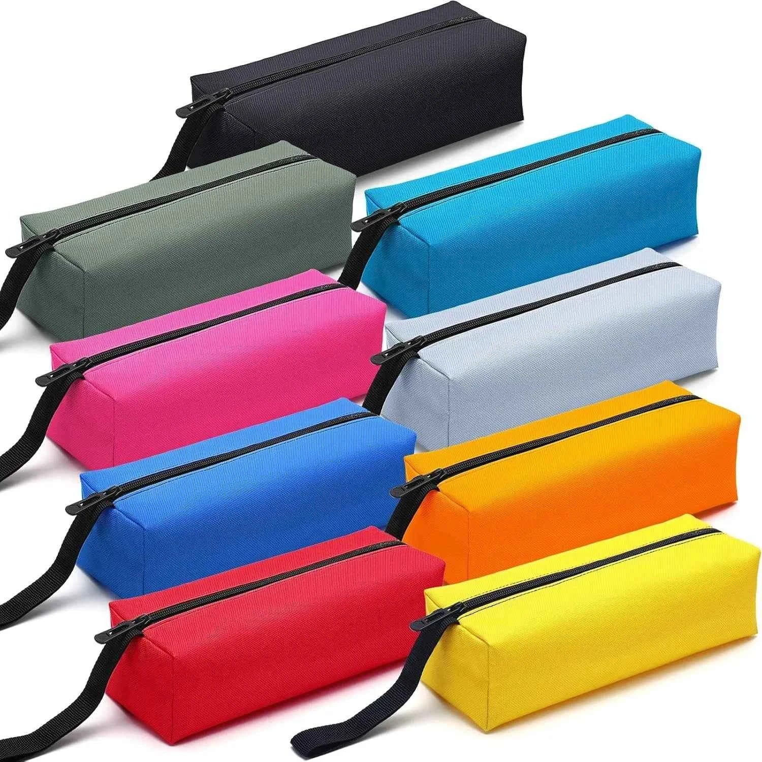 Small Tool Pouch Zipper Tool Bags Canvas Waterproof Versatile Hand Zippered Tool Pouches Zipper Tool Pouch Tote Bag