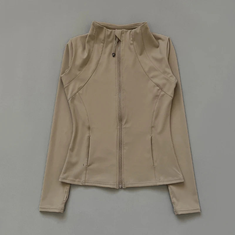Long Sleeve Running Sweatshirt — Windbreaker Sports Jacket