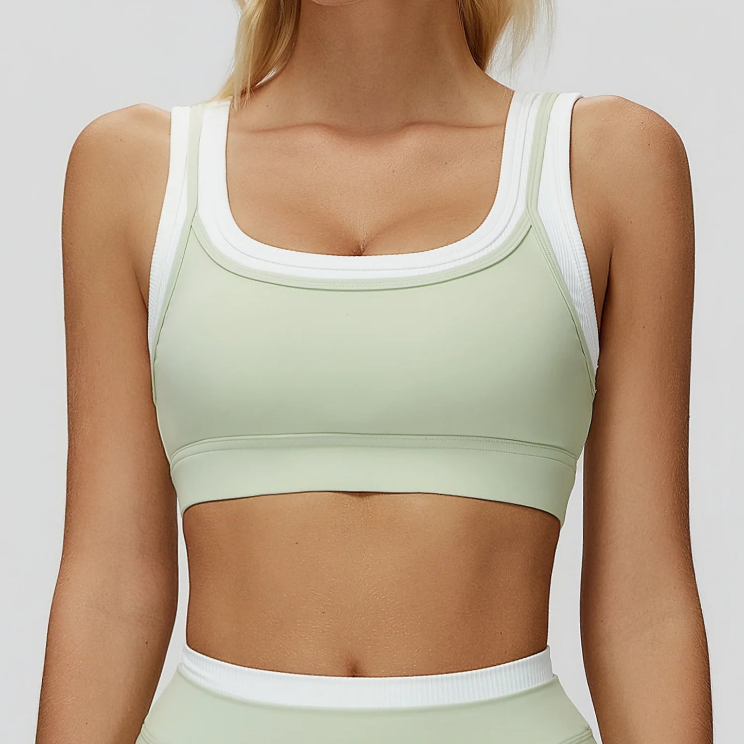 Shockproof Sports Bra — Breathable Push-Up Yoga Vest