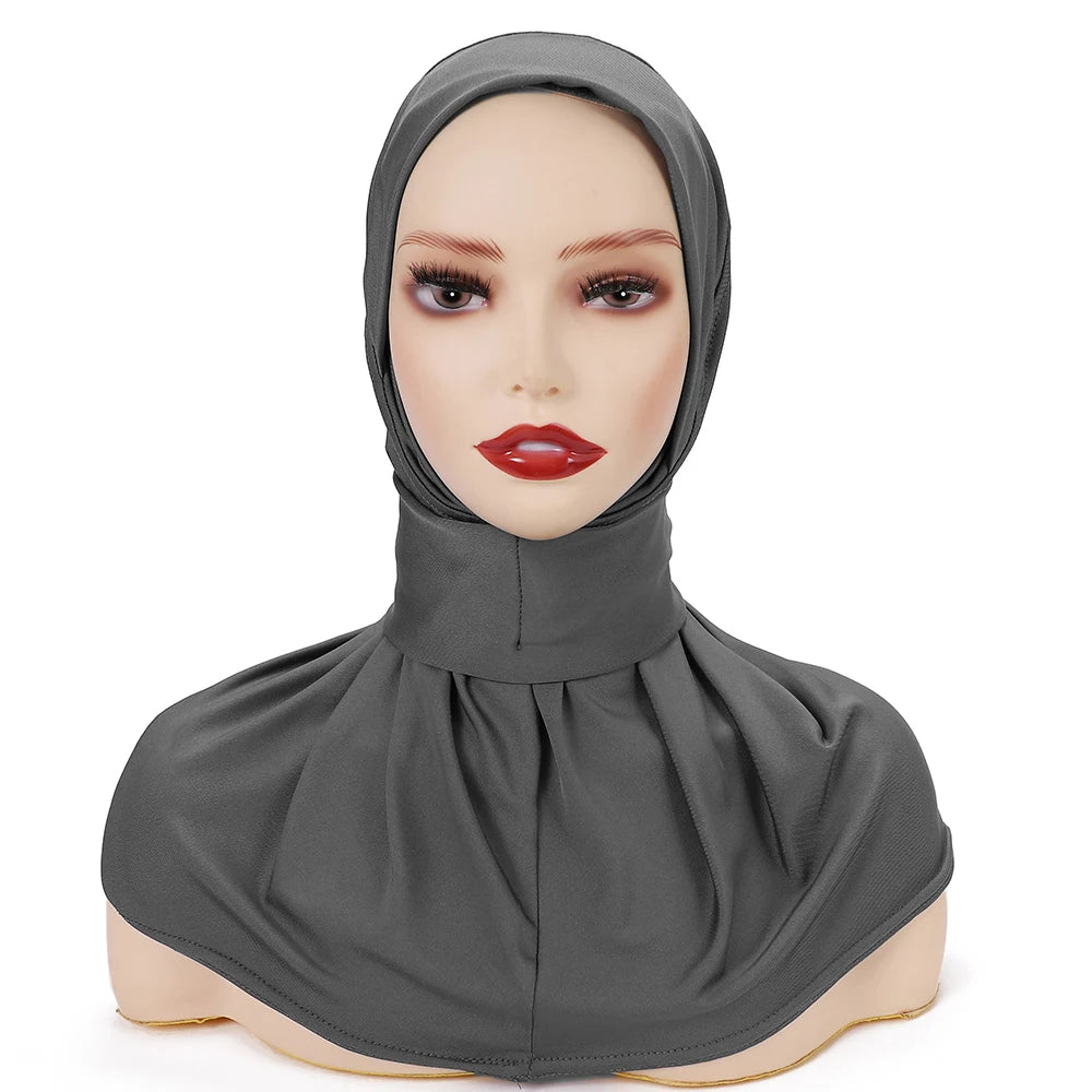Ready To Go wear Instant Hijab for Ladies Girls Women With Tie Back Buttons Premium Quality Jersey Scarf