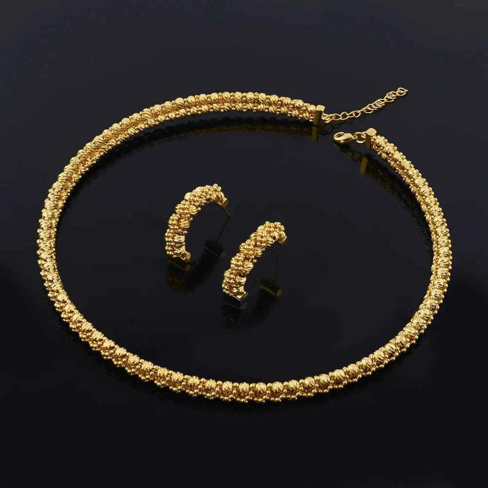 Necklace Bracelet Ring Earrings Jewelry Sets for Women, Elegant Charm Gift for Party Wedding, Sparkling Jewellery Woman Accessor