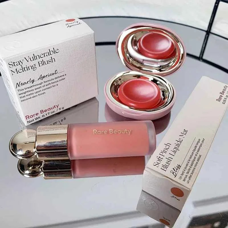 Rare Beauty Blush Lip Gloss Brightens The Complexion Is Silky And Beautiful And Enhances Contours Girl Women Makeup With Box