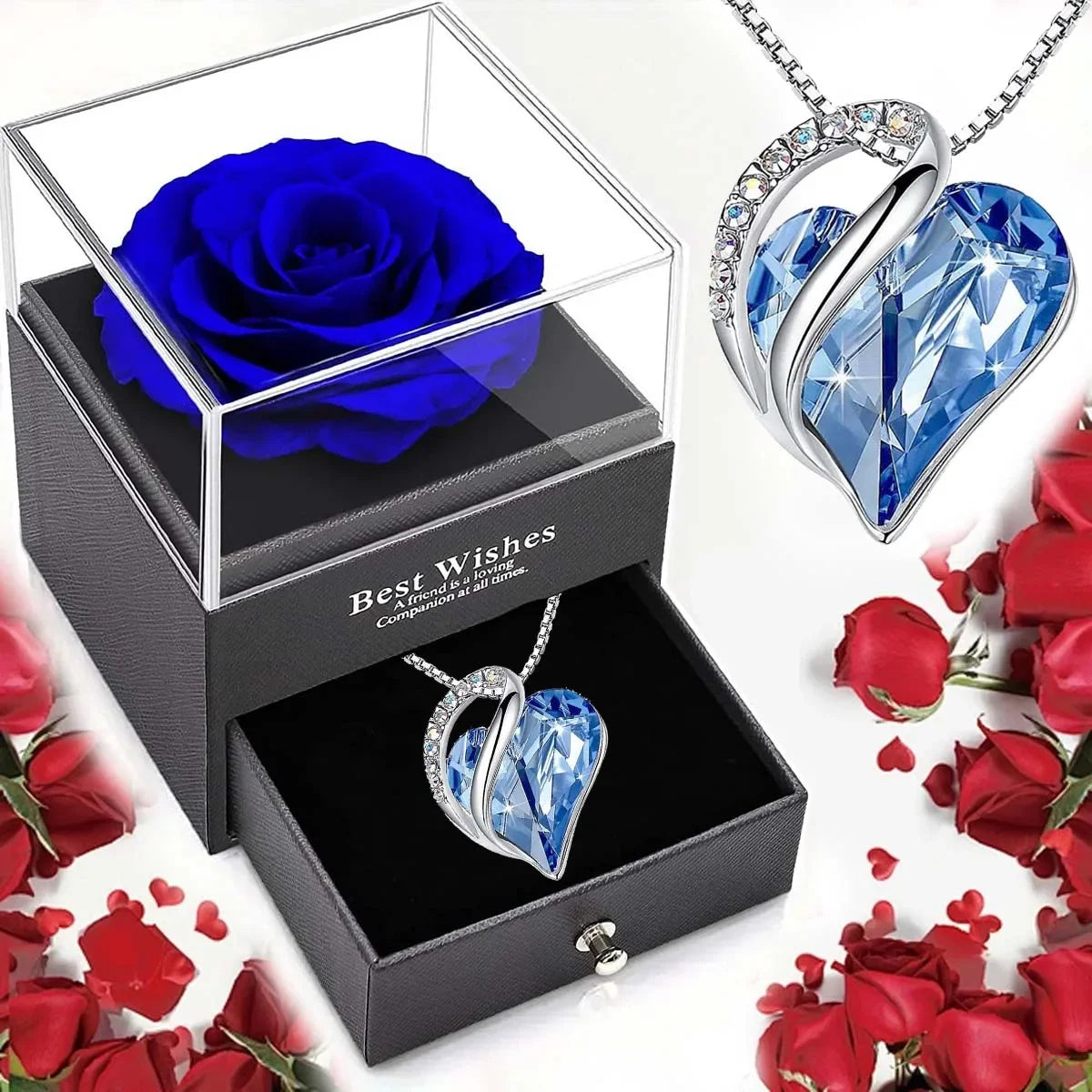 Ladies' Necklace Jewelry Gift Set,for Daily Wear, Gifting, Mother,Grandmother,Wife,Girlfriend Birthday Anniversary Romantic Gift