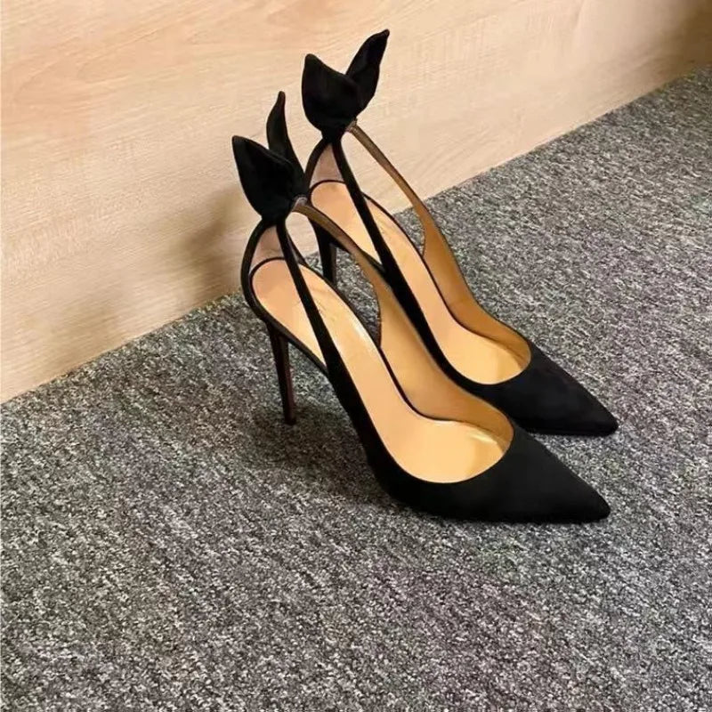 Heeled Sandals Elegant Sexy Women's High Heels 2024 Trend New High Quality Design High Heel Patent Leather Banquet Zapatos De