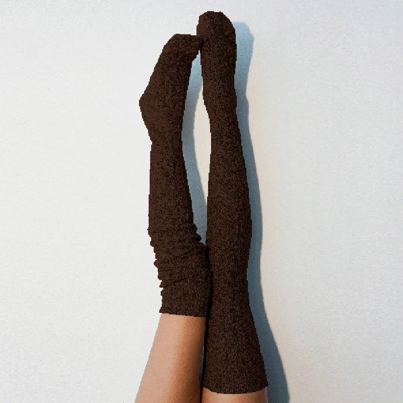Cotton Thigh High Stockings — Over-Knee Socks for Women & Girls