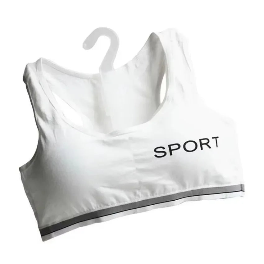 1 Pcs Children Student Teenagers  Lingerie Brassiere Sport Maiden Girl Comfy Underwear BraTeen Top Bras Bralette