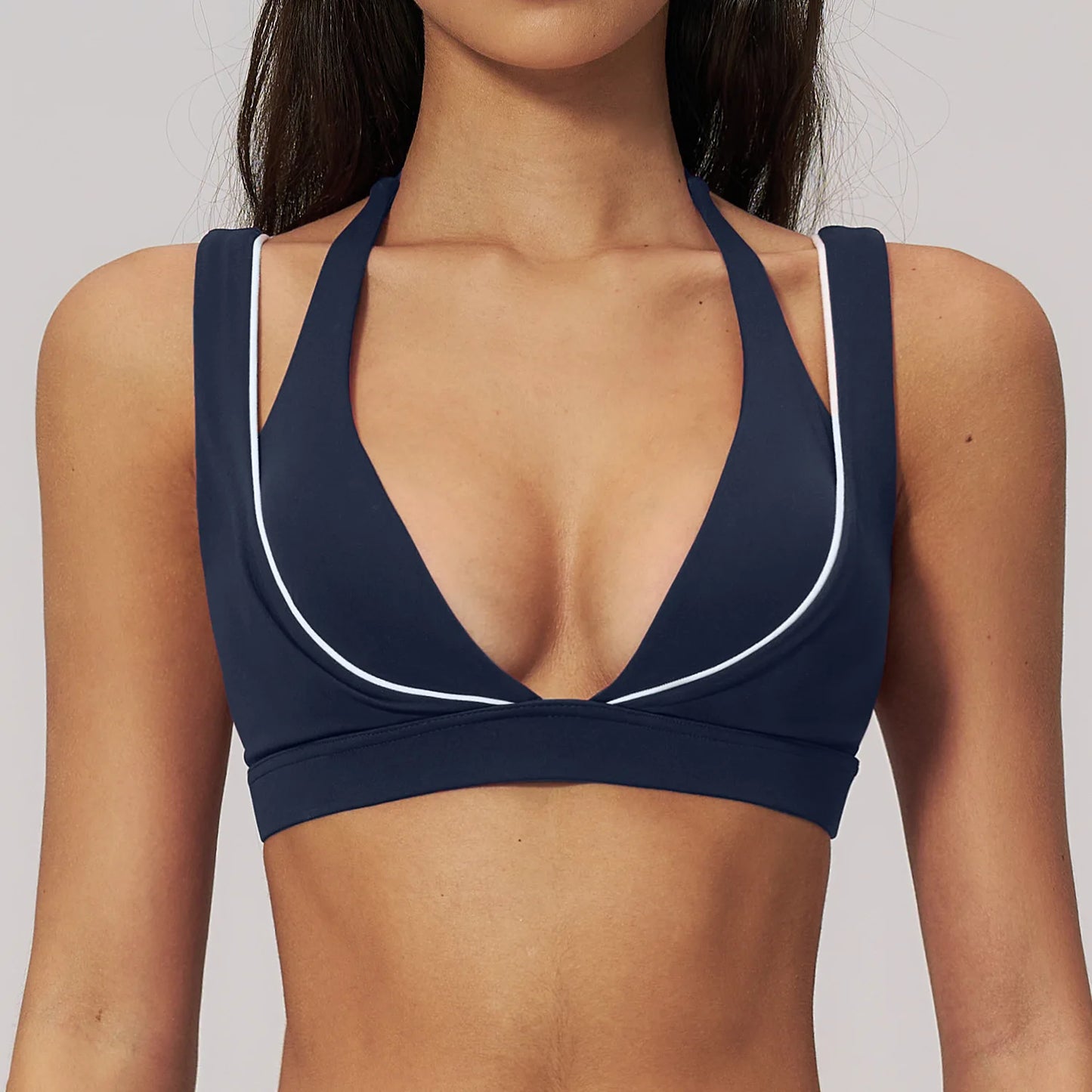 High-Impact Sports Bra — Shockproof Hollow-Out Yoga Vest