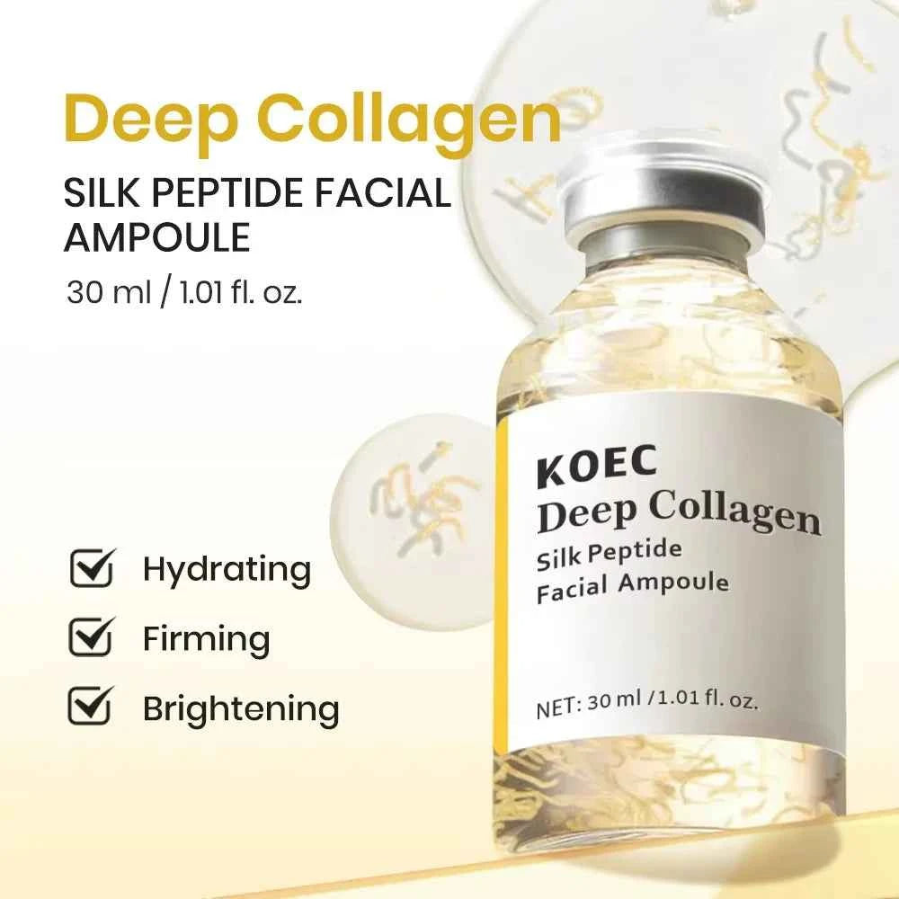 Peptide Intensive Lifting Ampoule Deep Collagen Face Firming Moisturizing Serum Glass Skin Tightening Hydration Korean Skincare